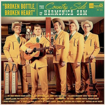 Country Side Of Harmonica Sam - Broken Bottle ,Broken Heart (Lp)